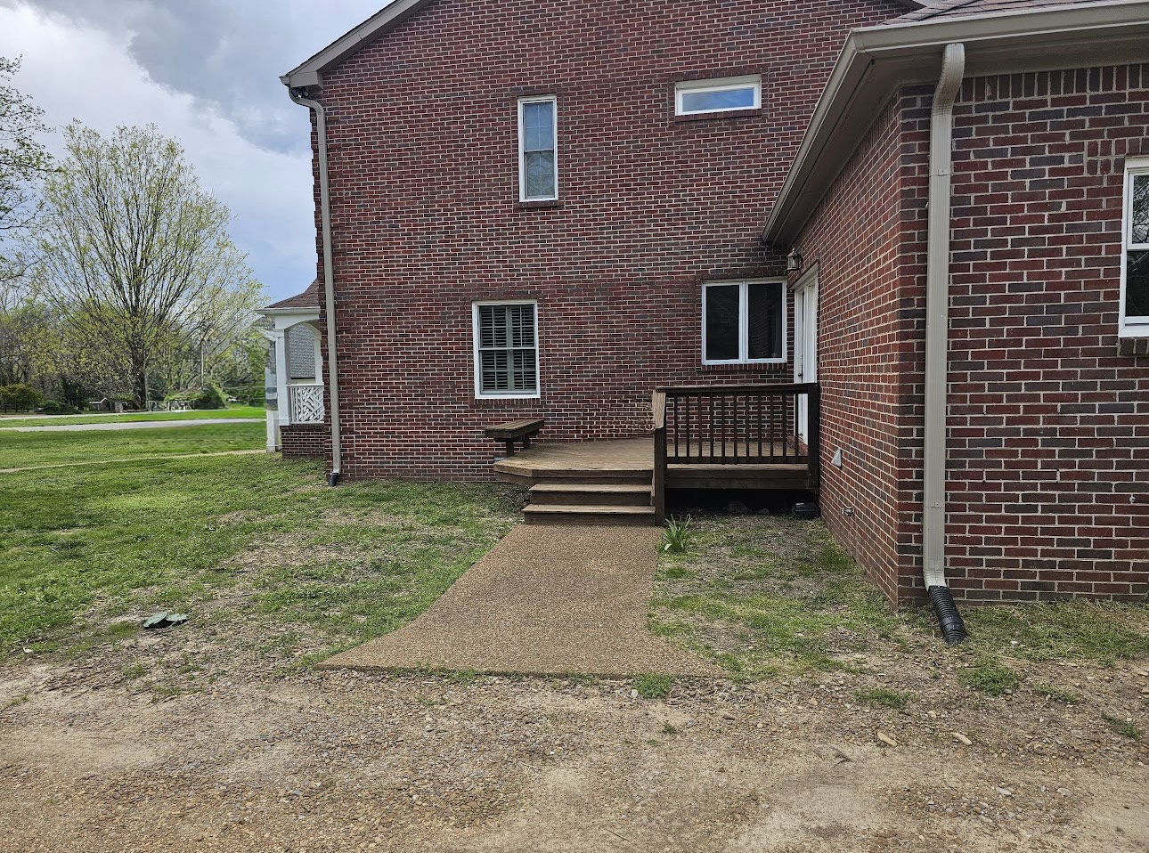 Deck Replacement — Before & After — Before